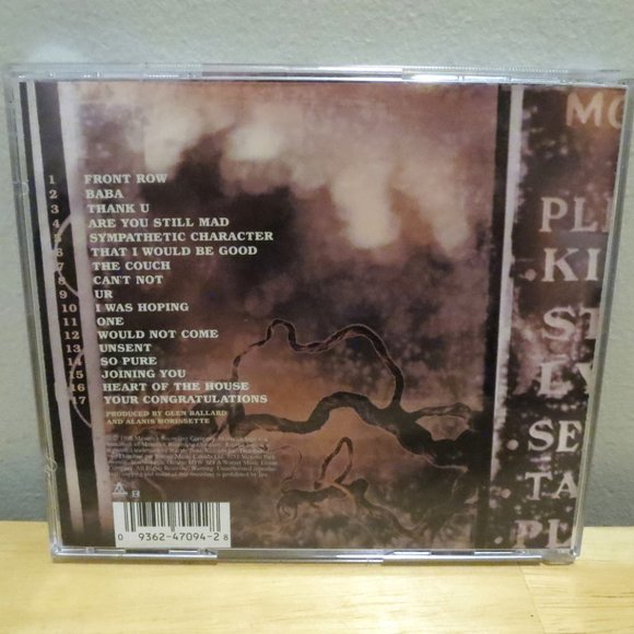 Alanis Morissette Supposed Former Infatuation Junkie CD 1998 Maverick Recordings - Picture 2 of 5